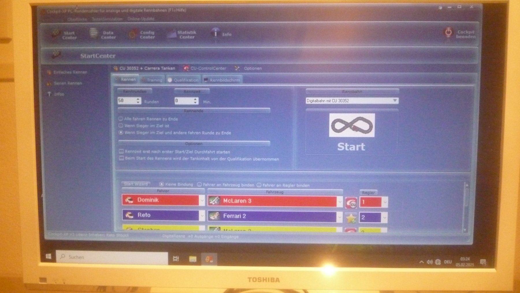 Carrera Rennbahnen: Carrera Digital 124/132 Renn PC mit Cocbit-XP – Gebraucht aus Alberswil von sto_2h5p 1