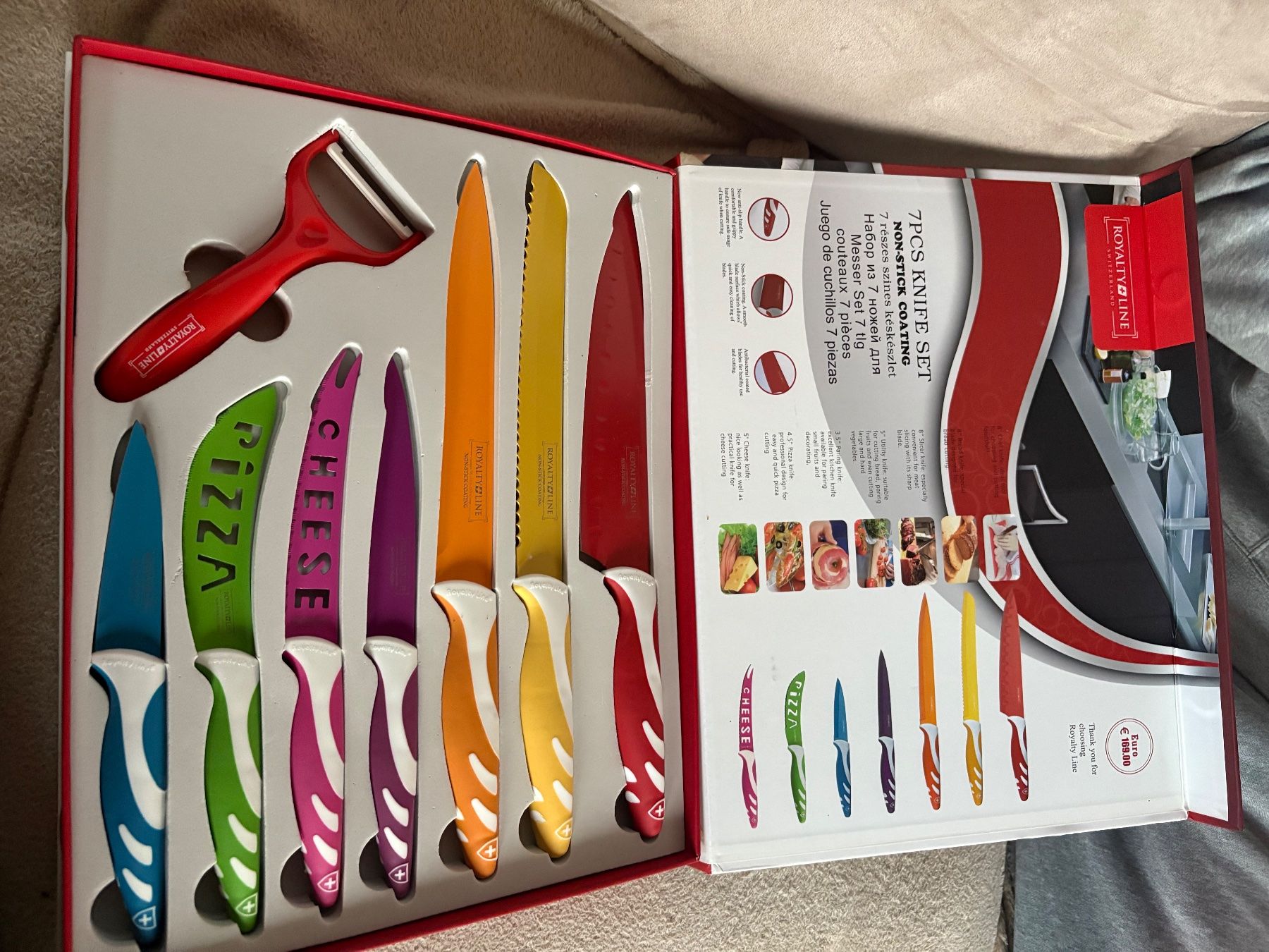 Couteaux: Set coltelli nuovi – Neuf avec emballage d'origine à Davesco soragno par Gaby230