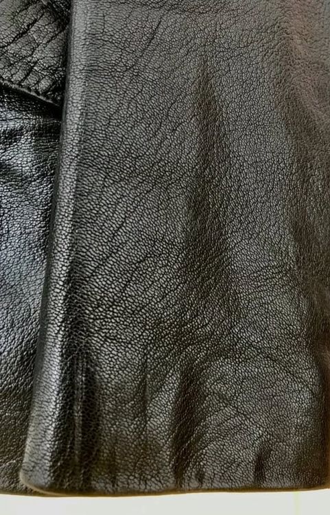 Wie neu: Übergangsjacke Jacke Lederjacke, schwarz, Damen, S 4