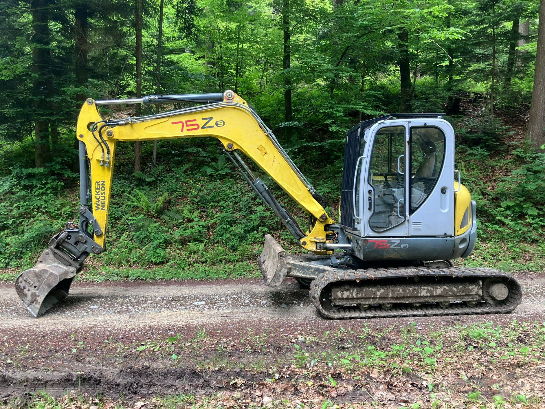 Wacker Neuson Bagger: Bagger Wacker Neuson 75Z3 – Gebraucht aus Ersigen von Forstfichte