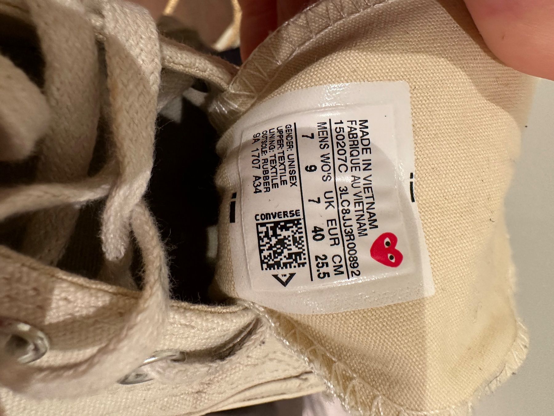 Comme Des Garcons Scarpe da uomo: Converse x Comme des Garcons, Gr. 40 – Nuovo (secondo la descrizione) da Meggen venduto da Scarpa 4
