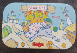 Stapelei Mini Spiel in Metallbox von Haba Nr. 25