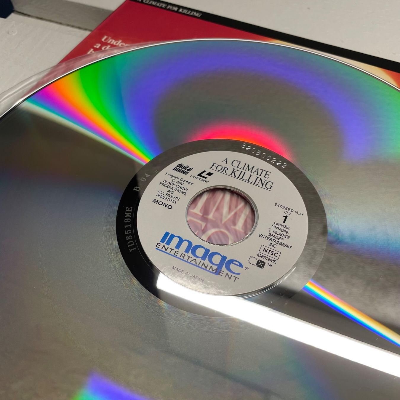 Tutti i DVDs: A Climate For Killing - LASER DISC - Englisch Original – Usato da Stans venduto da Brode 2