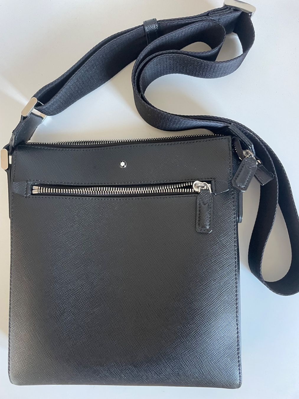 Montblanc Taschen: Montblanc Umhängetasche Schwarz – Gebraucht aus Lätti von Worldtraveler