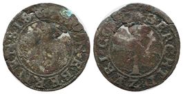 Bern Kreuzer 1566  Loch  /3679