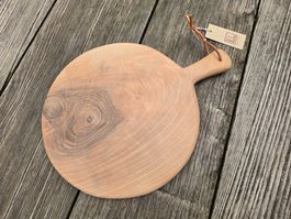 Holz - Nussbaumbrett rund (M) - ANGEBOT