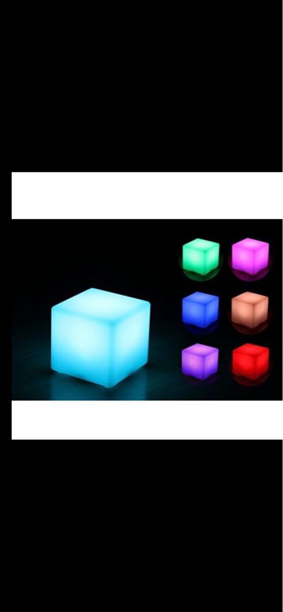 Lampade: LED Leucht Würfel 30/30 cm – Nuovo (secondo la descrizione) da St. Gallen venduto da Sinderella24 4