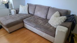 Ecksofa mit Schlaffunktion (gebraucht)