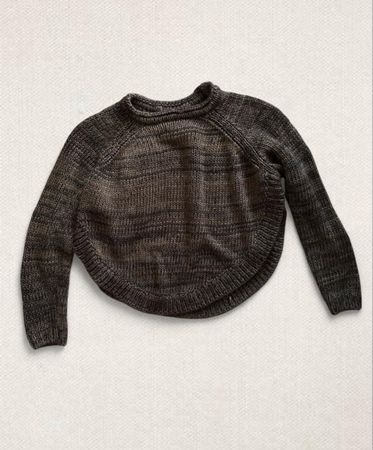 Damen Pullover Bebe braun grob gestrickt