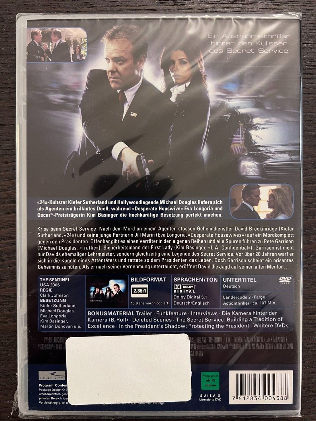 Tutti i DVDs: The Sentinel – Nuovo e nell'imballaggio originale da Zürich venduto da FilmFreunde 1