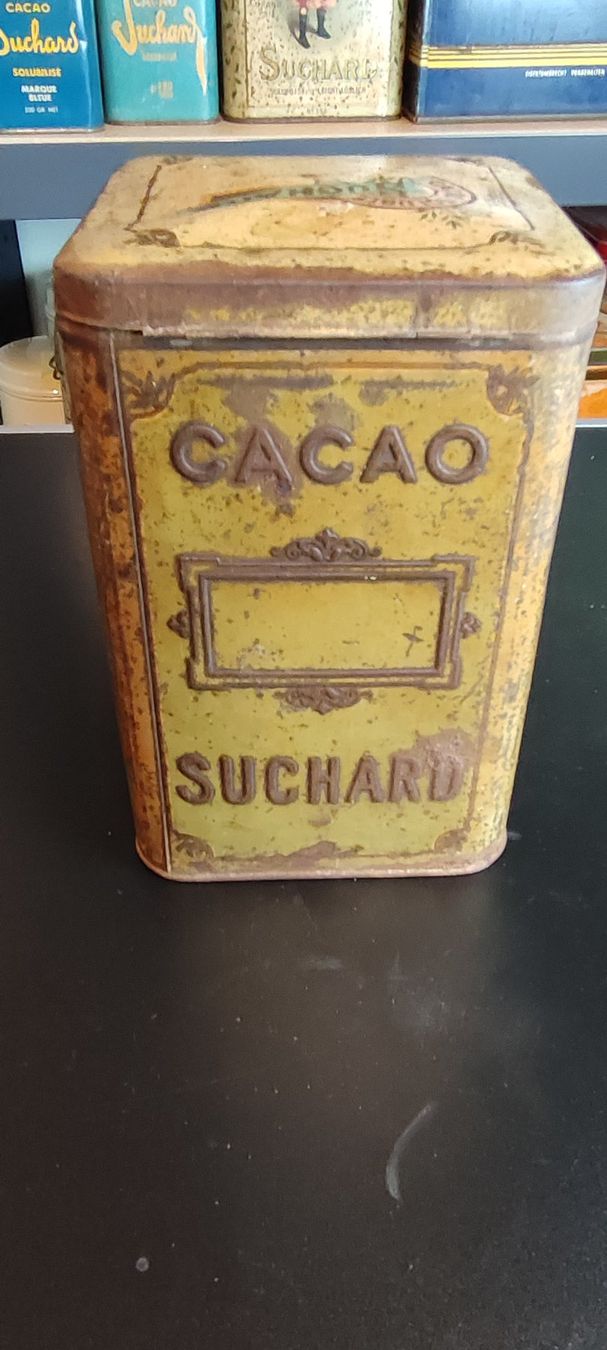 Suchard Barattoli: Wunderschöne alte Blechdose von Suchard Kussmädchen 4 22cm – Usato da Gelterkinden venduto da MYSTOREFORYOU4460 3