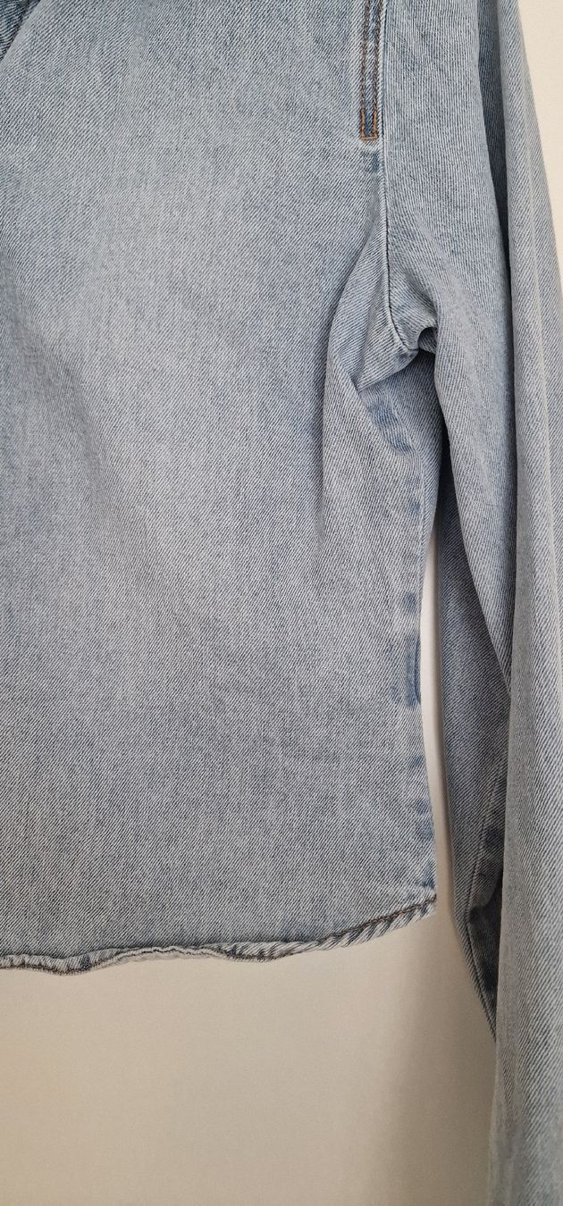 Camicette: Jeanshemd / Jeansbluse, hellblau, Gr. S, neuwertig! – Usato da Werdenberg venduto da Siril1 3