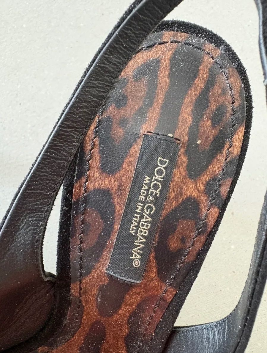 Dolce & Gabbana Scarpe da donna: Dolce & Gabbana Slingback Pumps Gr. 37, schwarz – Nuovo (secondo la descrizione) da Triesen venduto da atos87 5
