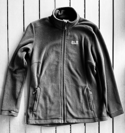 Jack  Wolfskin Fleece Jacke, Gr. L, Damen, schwarz
