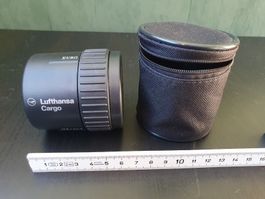 Reiseadapter Lufthansa Cargo mit Tasche schwarz gebraucht