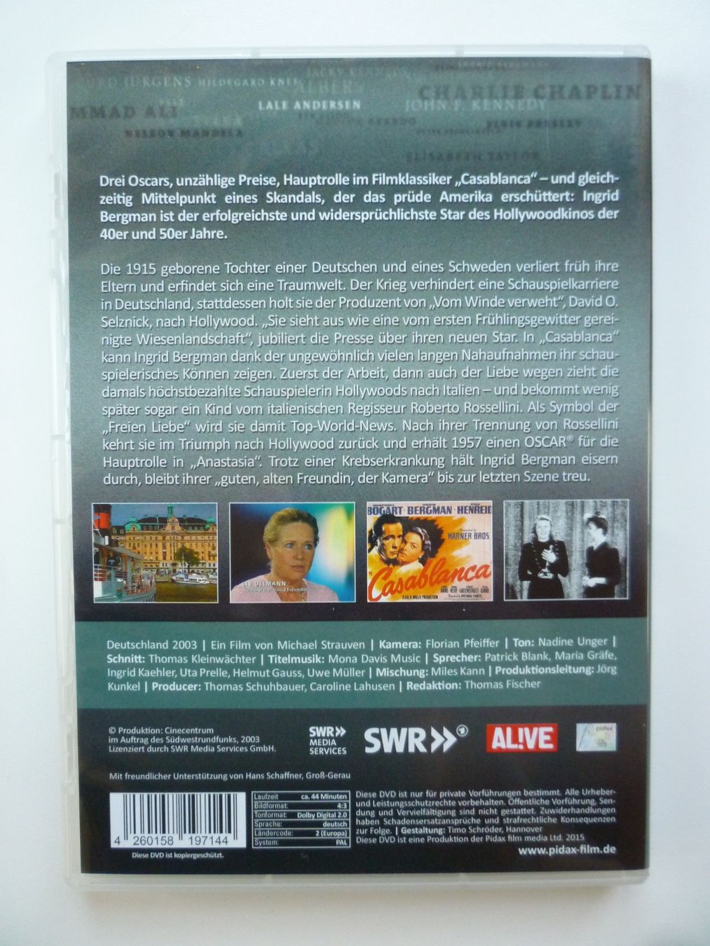 Tutti i DVDs: Legenden - Ingrid Bergman Dokumentation – Usato da Münchenstein venduto da antares09 1
