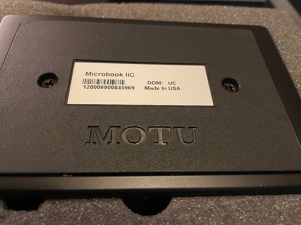 Studioequipment: MOTU MicroBook IIc (USB Audiointerface) - neu – Gebraucht aus Uster von ste.rue 2