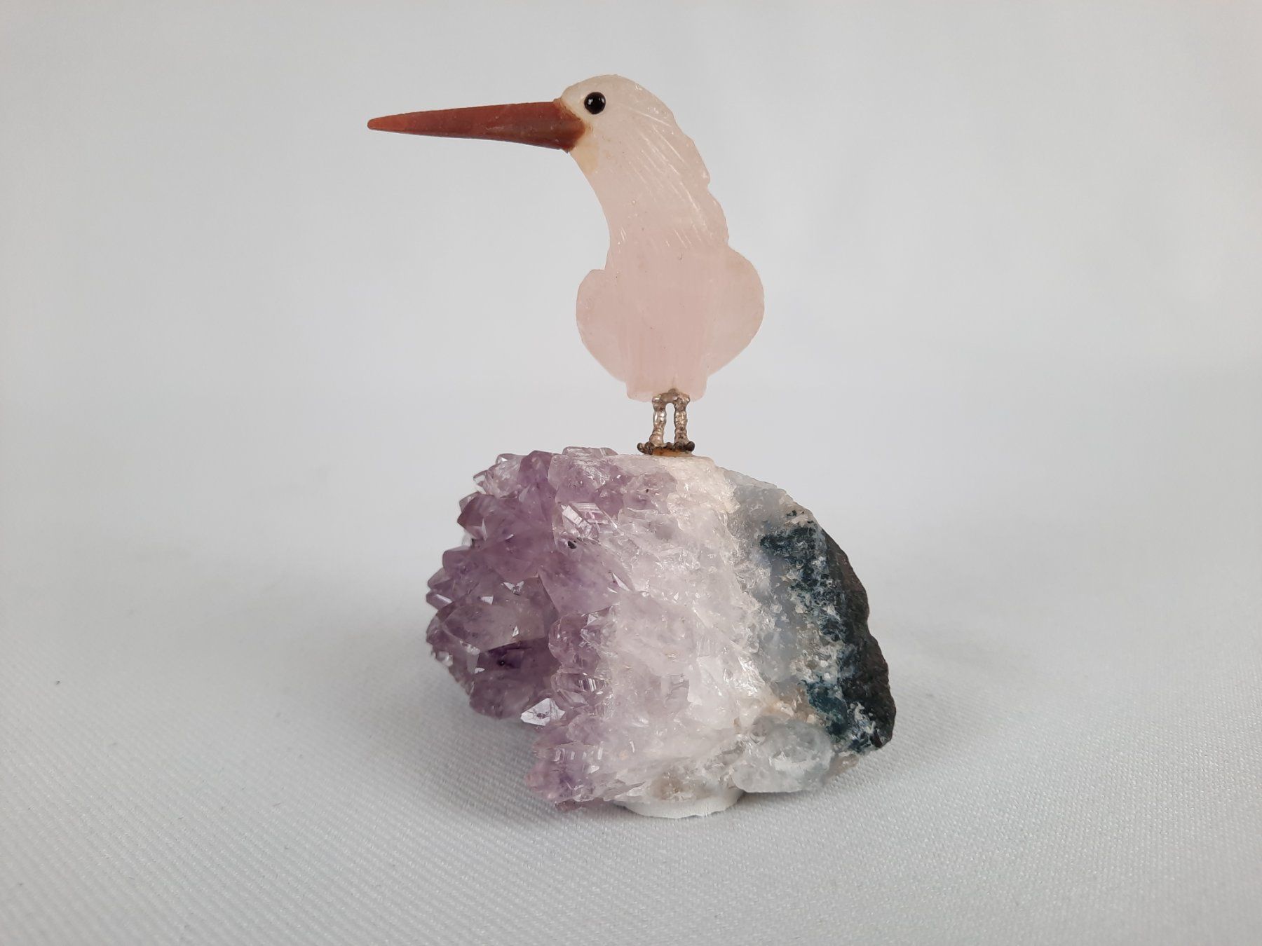 Minéraux & Lithothérapie: 2 Vögel auf Amethyst – D'occasion à Beinwil am See par Restwert_Beinwil 6