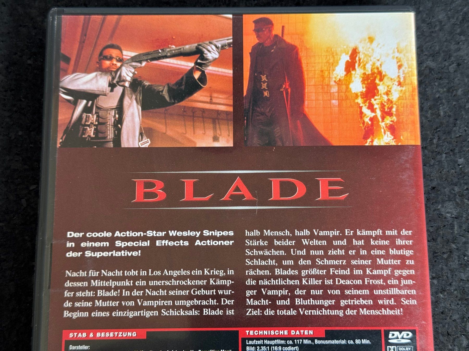 Alle DVDs: BLADE DVD DE/EN Wesley Snipes – Gebraucht aus Fribourg von tschjoly 2