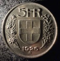 5 Franken 1926 stgl TOP++