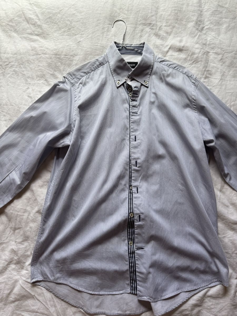 Hemden: 7camicie Herrenhemd gestreift XL button-down Kragen sommerli – Gebraucht aus Schaffhausen von vasco016 5