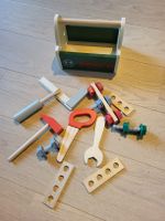 Bosch Werkzeugkoffer aus Holz mit Zubehör gebraucht