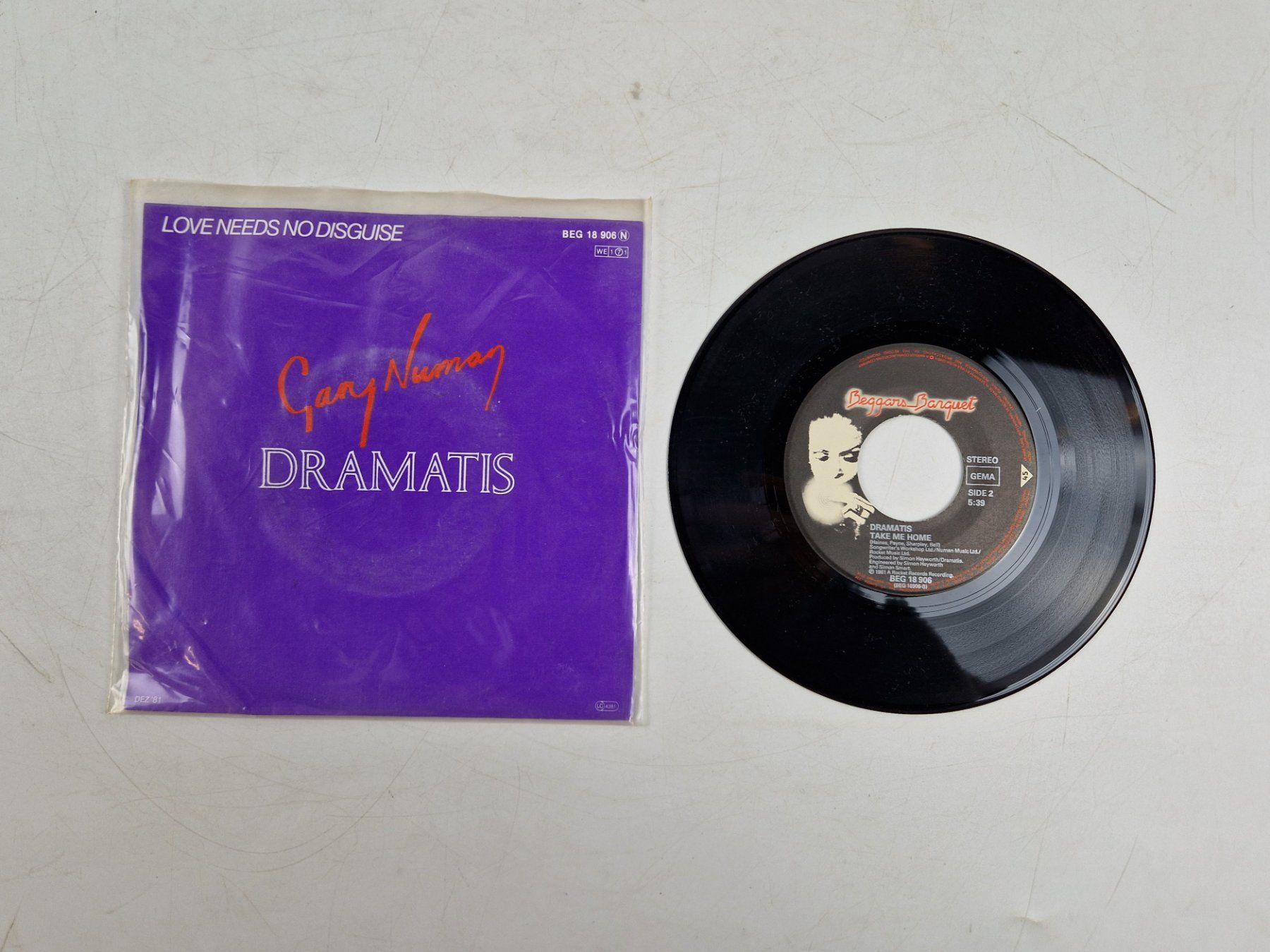Dischi in vinile: Gary Numan / Dramatis (1 Single) – Usato da Muhen venduto da Restwert_Muhen 2
