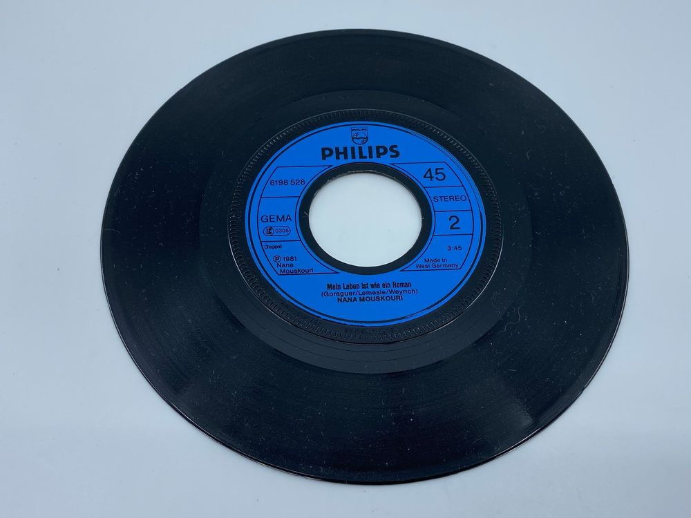 Dischi in vinile: Nana Mouskouri - Domenico - Mein Leben ist wie ein Roman – Usato da Langwiesen venduto da Restposten-24 4