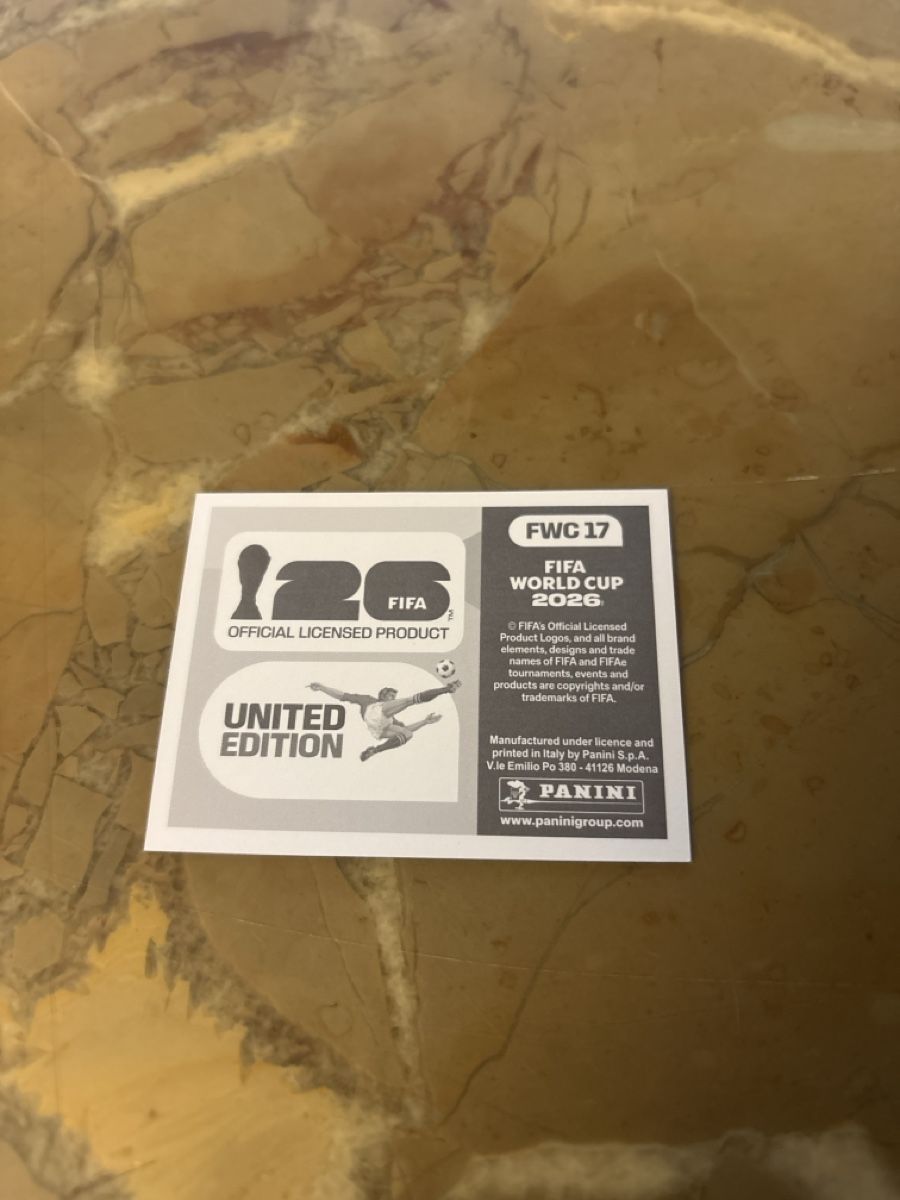Panini Carte collezionabili: Panini Bild FWC17 – Nuovo e nell'imballaggio originale da Rechthalten venduto da Thierry_89 1