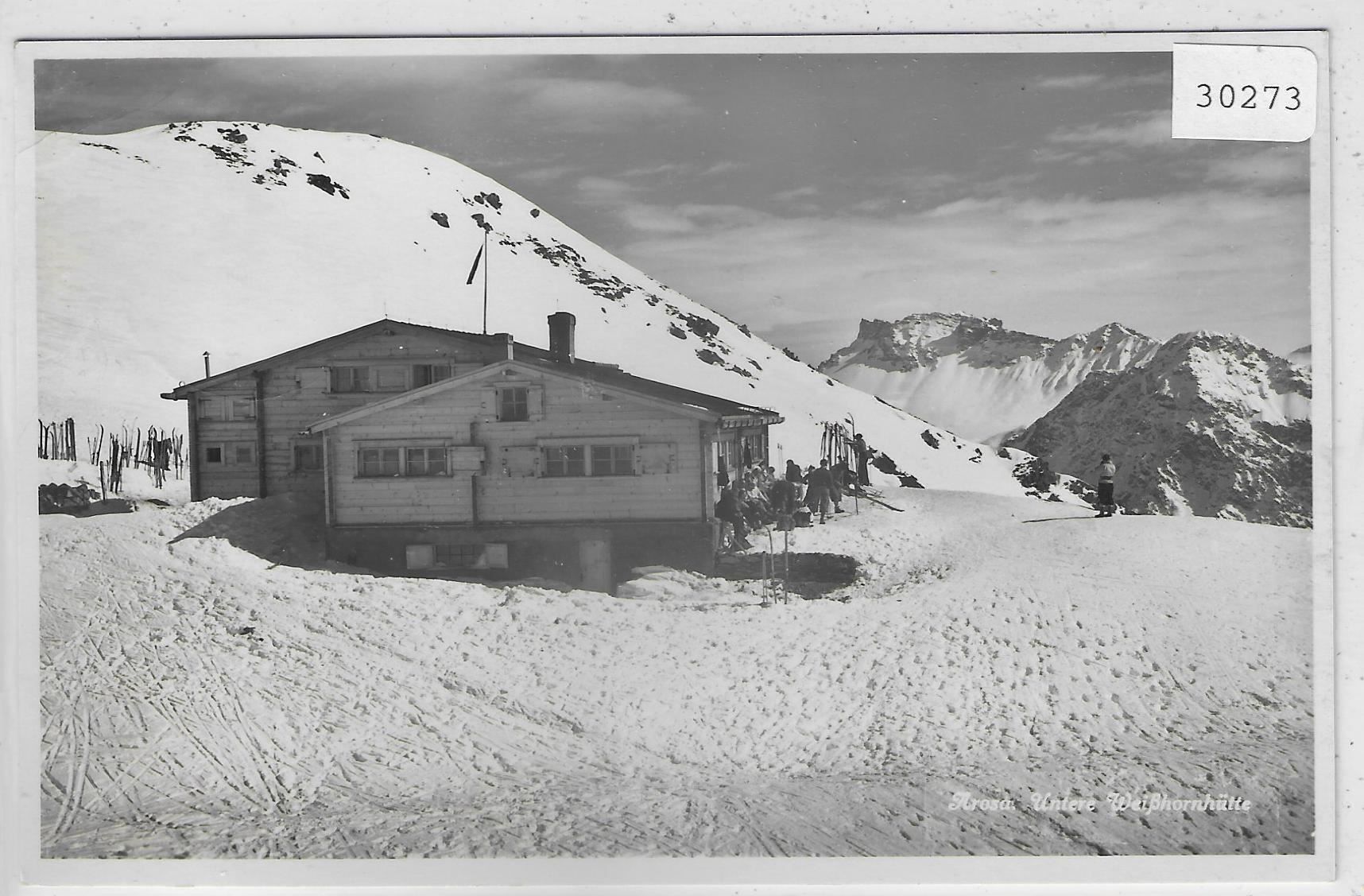 Ansichtskarten: Arosa - Untere Weisshornhütte – Gebraucht aus Ettingen von Kartenplanet