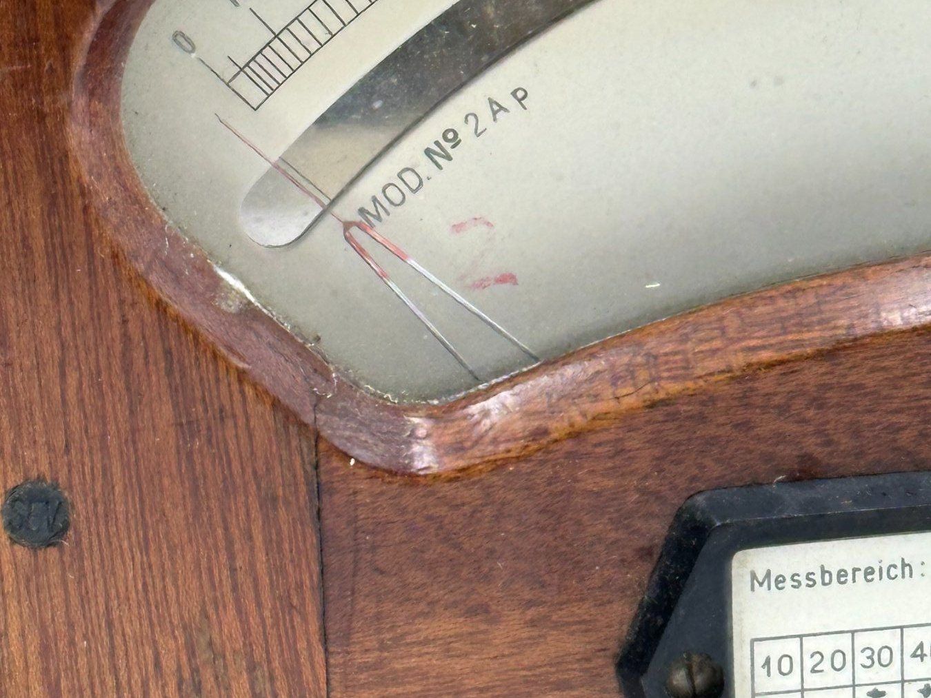 Misurare: Messgerät ca.1966 NORMA, E. Schiltknecht Zürich Ampèremeter – Usato da Luzern venduto da Lager6640 3