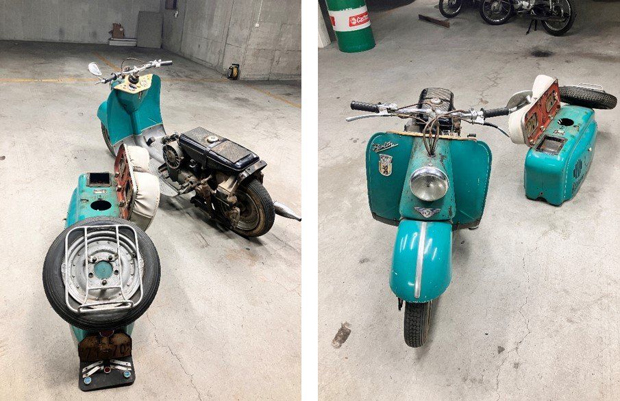 Sonstige: 2 Oldtimer, IWL Berlin DDR Kultroller IWL SR59 "Berlin" – Gebraucht aus Oberweningen von LSP72 4