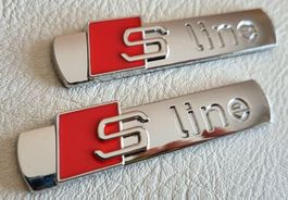 Audi S Line Emblem Logo Kotflügel Q1 Q2 Q3 Q4 Q5 Q7 Q8 RSQ3