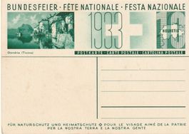 Bundesfeierkarte 1937 Nr. 57g