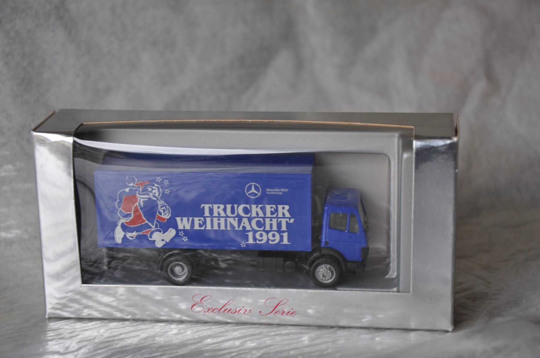 Herpa Modellini di ferrovie: Mercedes Lastwagen – Nuovo e nell'imballaggio originale da Ebnat-Kappel venduto da Aallerlei