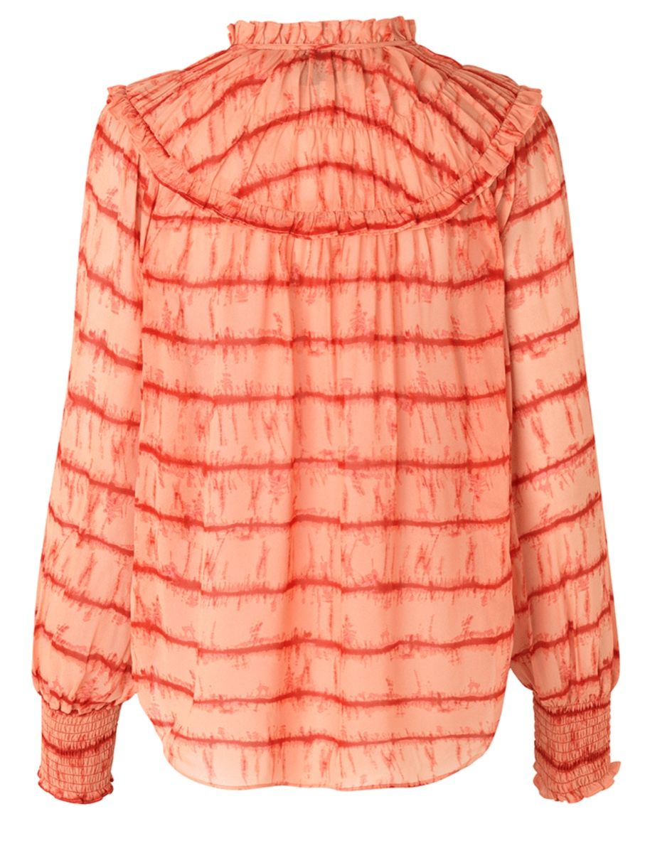 Chemisiers: Second Female Bluse Gr. M Batik orange rosa Top – D'occasion à Gibswil par Engelsgleich 2