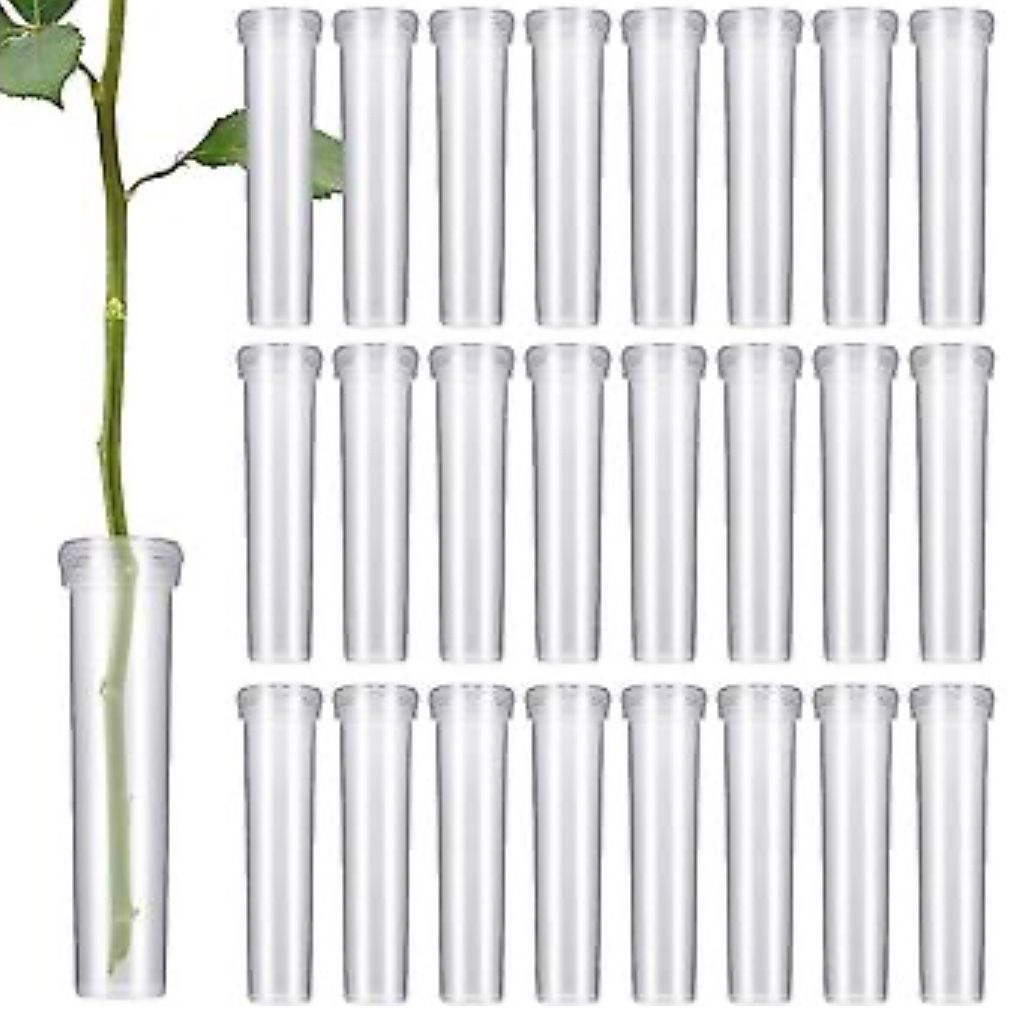 Vasen & Gefässe: 29 Stk. Blumenröhrchen, Orchideenvase, mit Deckel – Gebraucht aus Zürich von blancali