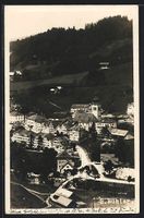 Foto-AK Bühler, Ortsansicht mit Kirche 