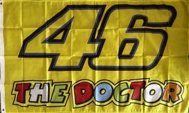Fahne Valentino Rossi doctor MotoGP Yamaha 46 Weltmeister