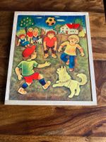 Puzzle im Style von Pastorini aus Holz Fussballspielen TOP.