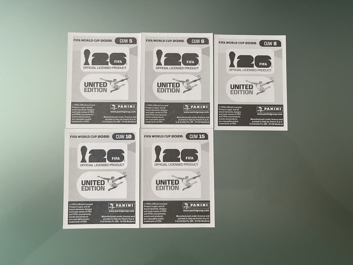 Panini Carte collezionabili: Paninis, 59 stickers, groupes E & F – Nuovo (secondo la descrizione) da Corgémont venduto da dam_8lw7 1