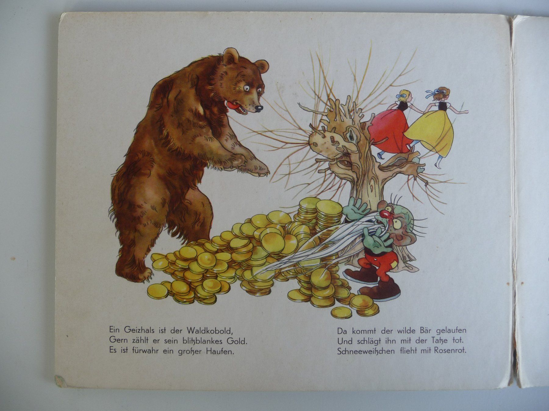 Bücher: SCHNEEWEISSCHEN UND ROSENROT - ANTIKES KINDERBUCH – Gebraucht aus Aesch BL von Imoonlight 3