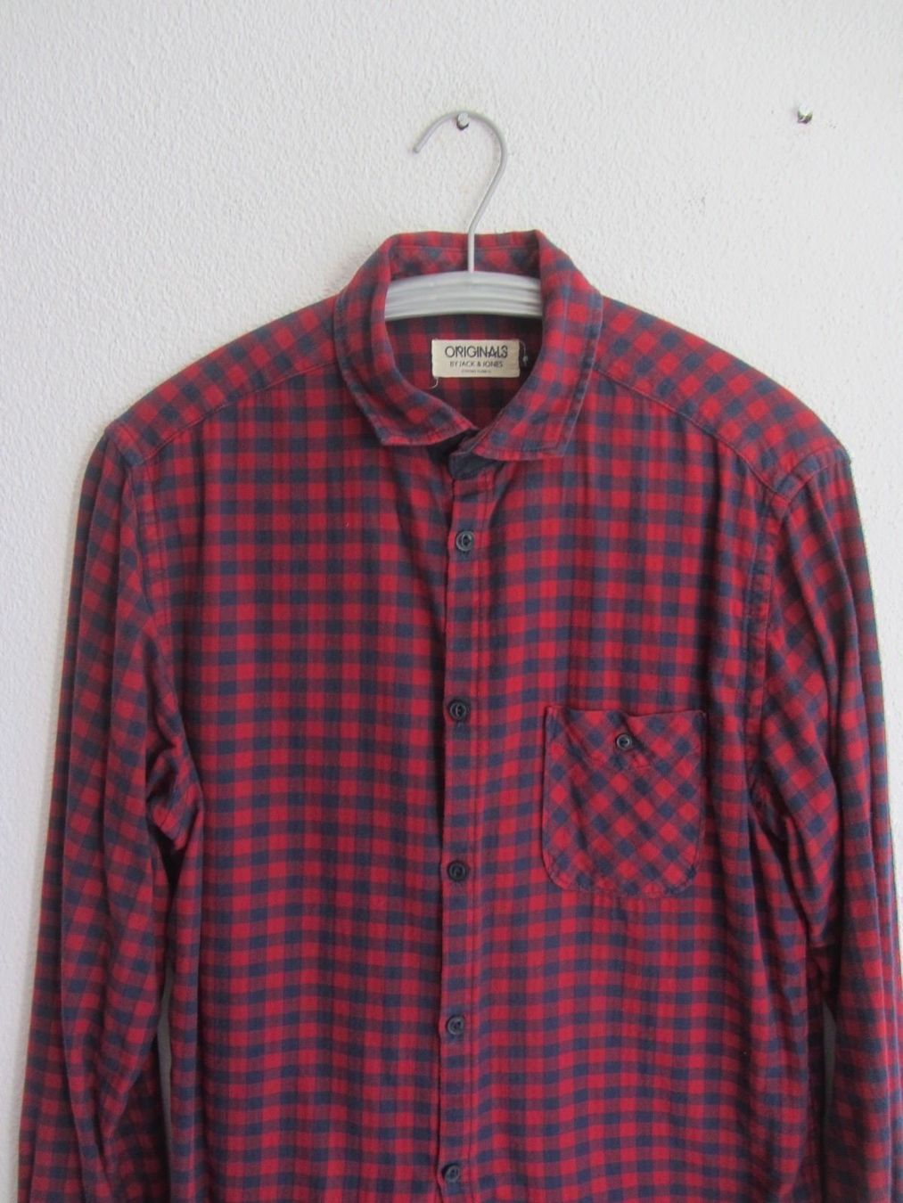 Hemden: JACK & JONES - Karohemd rot-dunkelblau S – Gebraucht aus Zürich von Diazaio 1