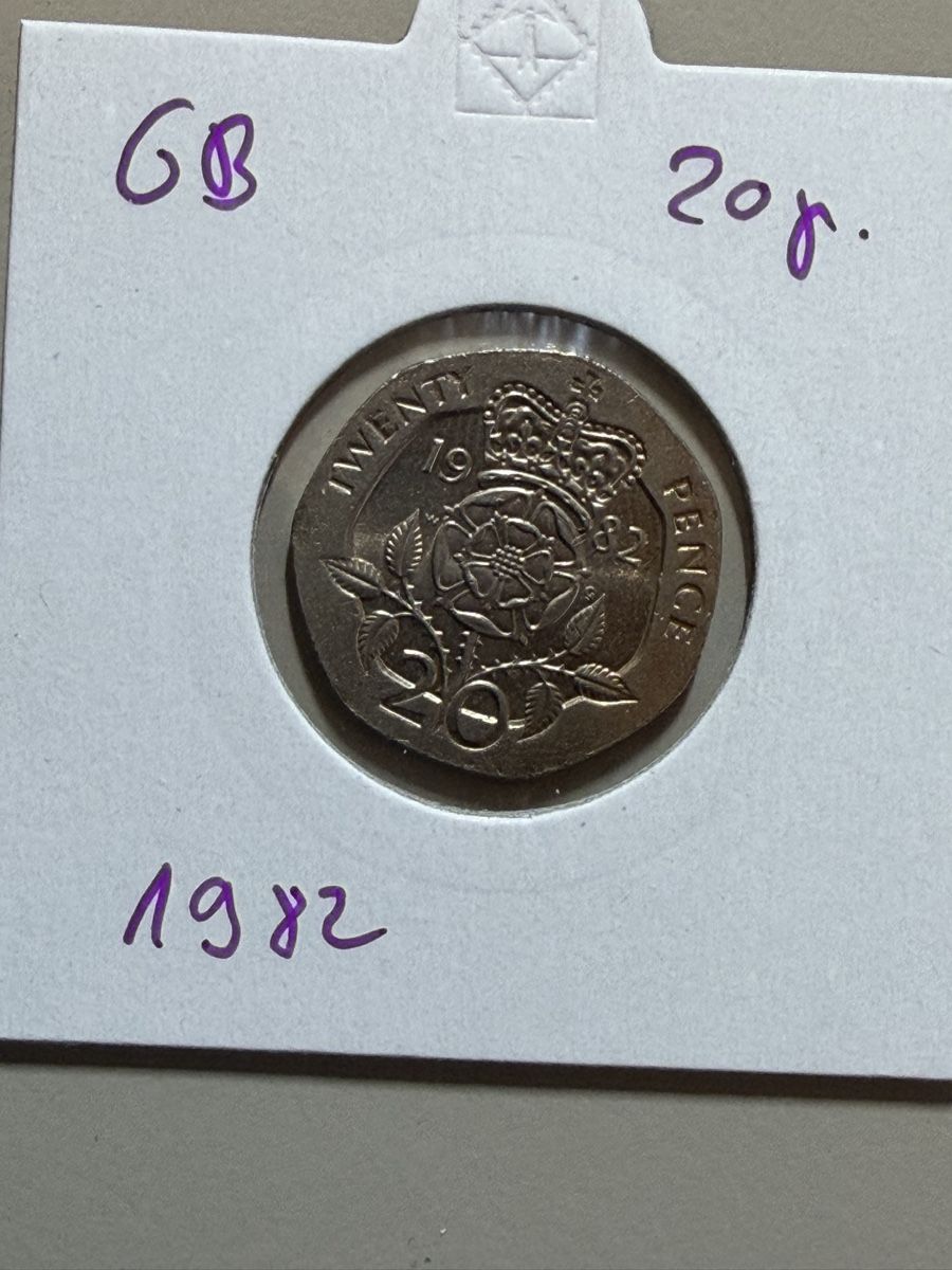 Alle Münzen: GB - 20 pence - 1982 – Gebraucht aus Payerne von Mike1682