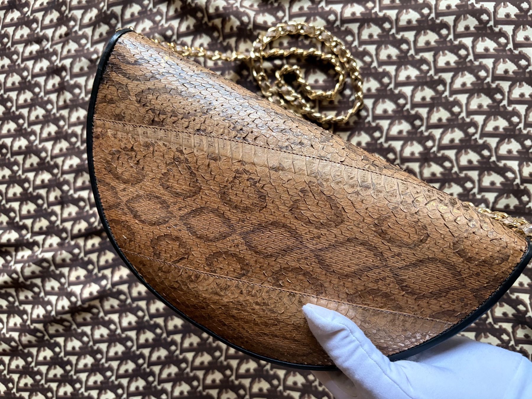 Taschen: Vintage JURA Handtasche 100 % Pythonleder  Zustand: perfekt – Gebraucht aus Interlaken von Bona55 4
