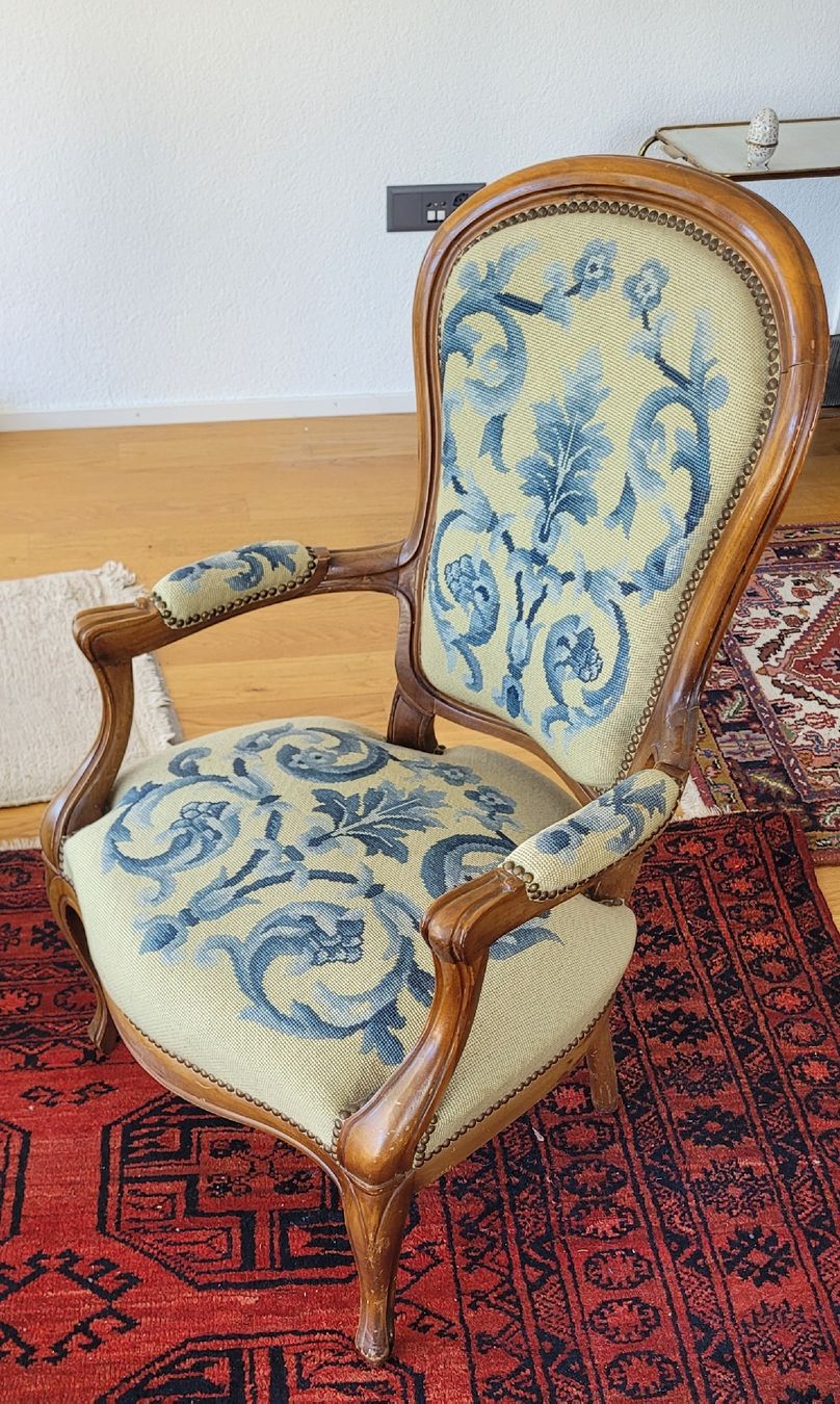 Sessel: Gobelin Sessel – Gebraucht aus Brunnen von Trilobit 1