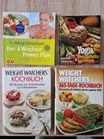 4 Kochbücher Weight Watchers, Yoga Gesundheitskochbuch