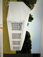Zelt Festzelt weiss mit Fenstern 8x4 m 