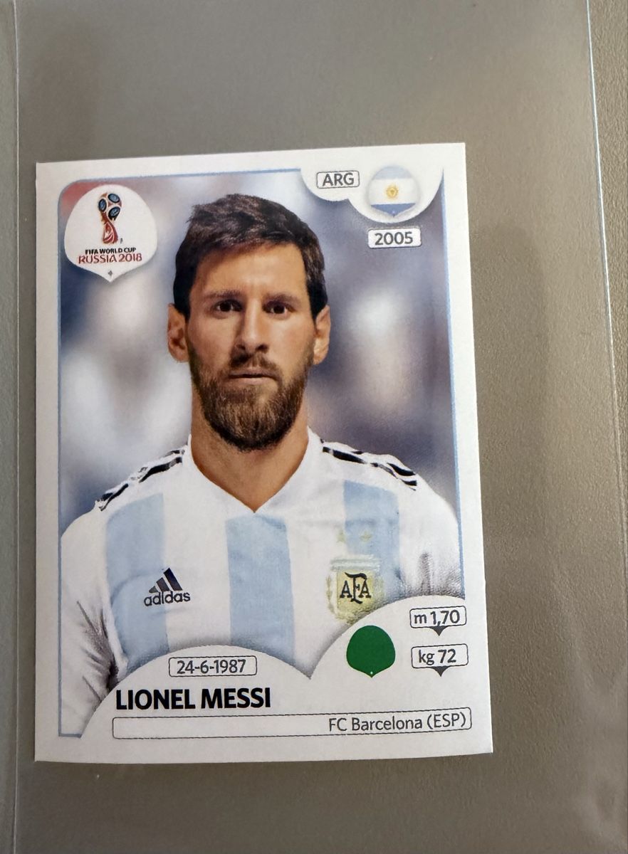 Panini Carte collezionabili: Lionel Messi Panini WM 2018 – Nuovo (secondo la descrizione) da Aarau venduto da uebern