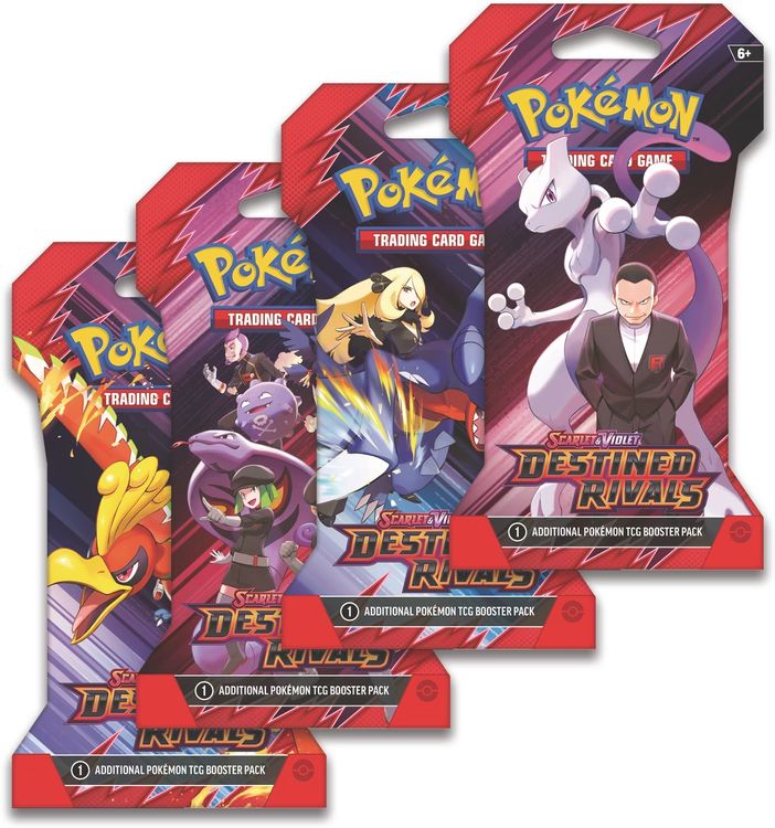 🇬🇧 EN Pokémon Destined Rivals Sleeved Booster Pack SV10 (Neu und ...